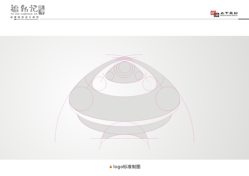 福新記花甲標(biāo)志設(shè)計，新鄉(xiāng)logo設(shè)計